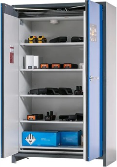 Sicherheitsschrank für Batterien/Akkus - Feuerschutz 90 Min.